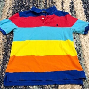 Ralph Lauren Kids Colorful Striped Polo
